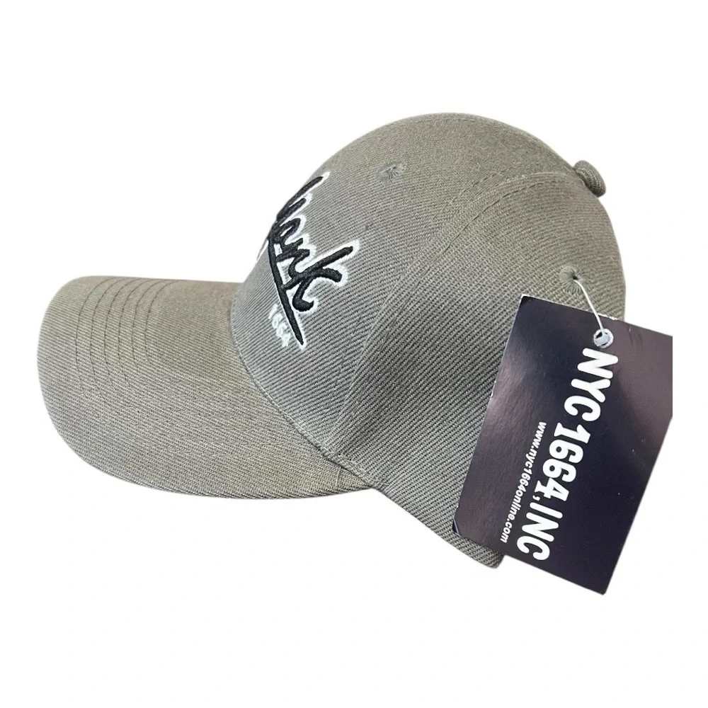 NYC 1664 INC New York City 1664 Baseball Cap NWT Gray, Black & White Uniex
